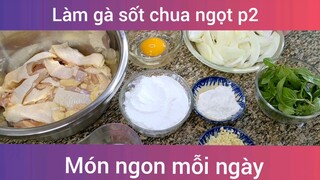 Gà sốt chua ngọt p2