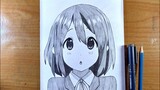 how to draw anime girl - yui hirasawa ( K-ON )