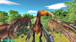 Survive in The Grasslands with Vicious Dinosaurs. FPS Perspective! Animal Revolt Battle Simulator