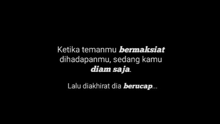 jika kamu melihat temanmu bermaksiat tergurlah dia