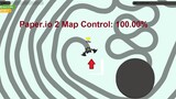 Paper.io 2 Map Control: 100.00% [Professional]