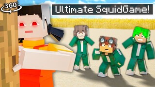 The ULTIMATE SQUID GAME in Minecraft VR 360!