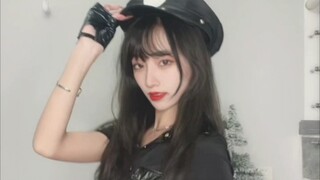 Black Silk Uniform Hot Dance 2