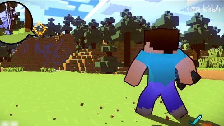 Animasi permainan suara Minecraft】 Hancur berkeping-keping