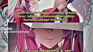 kalau gak ada ayanokouji Ichinose gak bisa buat apa apa