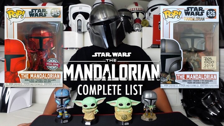 The Mandalorian Star Wars Funko Pop Complete List and Unboxing