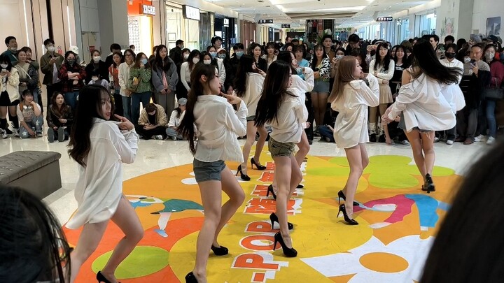 Chengdu is great. You can see girl groups dancing wherever you go.