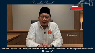 Permintaan Maav Cawgub Soal Janda Nikahi Pemuda Nganggur