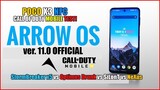 Arrow OS v11.0 OFFICIAL | Poco X3 NFC | Call Of Duty Mobile Test  KERNEL