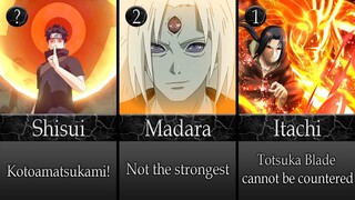 Top 20 Strongest Uchiha Clan Members