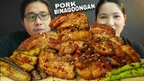 NAGMAMANTIKANG SPICY PORK BINAGOONGAN | COOKING + EATING | MUKBANG PHILIPPINES