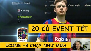 Nạp 20 củ chơi event Tết & cái kết ICONS +8 chạy như mưa