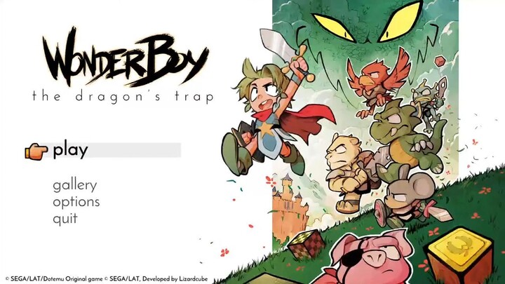 Wonder Boy_ The Dragon's Trap . Nyobain game
