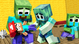 Monster School Good Ugly Zombie Brother และ Bad Herobrine Family - Sad Story - Minecraft Animation