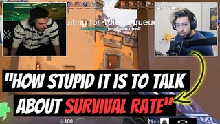 Tarik and ShahZaM on People Talking About Survival Rate in Kyedae's situation