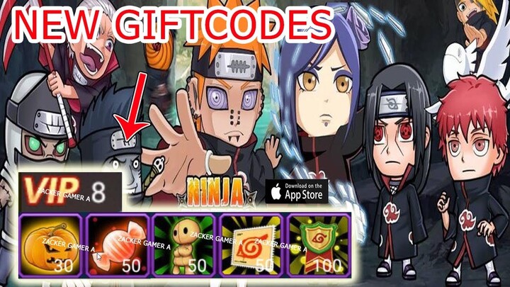 Ninja Rebirth New Giftcodes - Free VIP8 Naruto RPG Game Android iOS