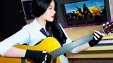 【Guitar Fingerstyle-On My Way】นักดนตรีสาวเล่นและร้องเพลงยอดนิยมของผู้นำดนตรีอิเล็กทรอนิกส์ Alan Walk