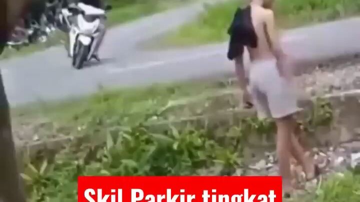 parkir dengan gaya. skill dewa