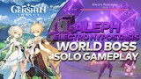 Genshin Impact World Boss Gameplay | How to beat Electro Hypostasis "Aleph" Field Boss