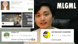 bacain review BINTANG 1 di game gw SENDIRI! - MLGML