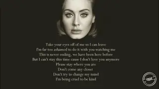 Love in the dark by Adele /lyrics