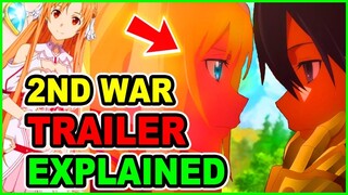 Kirito & Alice Teased? Asuna Update! | Sword Art Online Alicization War of Underworld Second Trailer