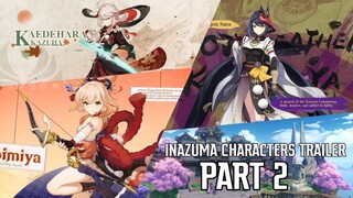 Inazuma characters trailer | PART 2