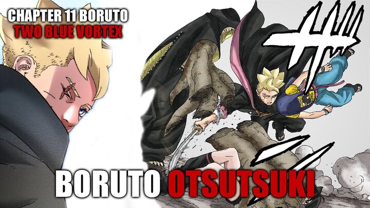 Review Chapter 11 Boruto Two Blue Vortex - Kecepatan Boruto Menyelamatkan Himawari Dan Sarada!