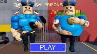 FAT BARRY Vs STRONG BARRY in BARRY'S PRISON RUN! New Scary Obby (#Roblox)