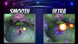 GUINEVERE KOF | SMOOTH VS ULTRA EFFECTS | MOBILE LEGENDS