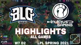 Highlight BLG vs IG (All Game) LPL Mùa Xuân 2021 | LPL Spring 2021 | BL Gaming vs Invictus Gaming