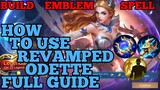 How to use revamped Odette guide & best build 2021 ml rework
