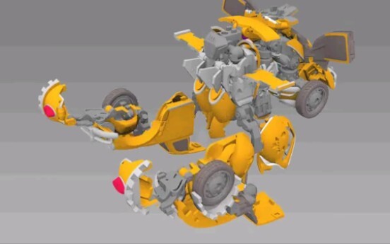 [Transformers] TC [Bumblebee Movie] Bumblebee Transformation Animation Demonstration