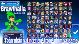 Brawlhalla -Toàn nhân vật nổi tiếng trong phim và game