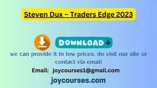 Steven Dux – Traders Edge 2023