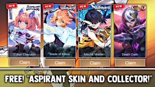 LAST DAY PHASE! FREE ASPIRANT SKIN AND COLLECTOR SKIN + TICKET DRAW! FREE SKIN | MOBILE LEGENDS 2022