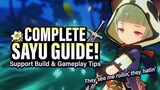 Updated SAYU GUIDE: Best Support Build, Gameplay Tips, Teams, Showcase | Genshin Impact 2.6