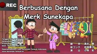 doraemon part 1 berbusana degan merk sunekapa