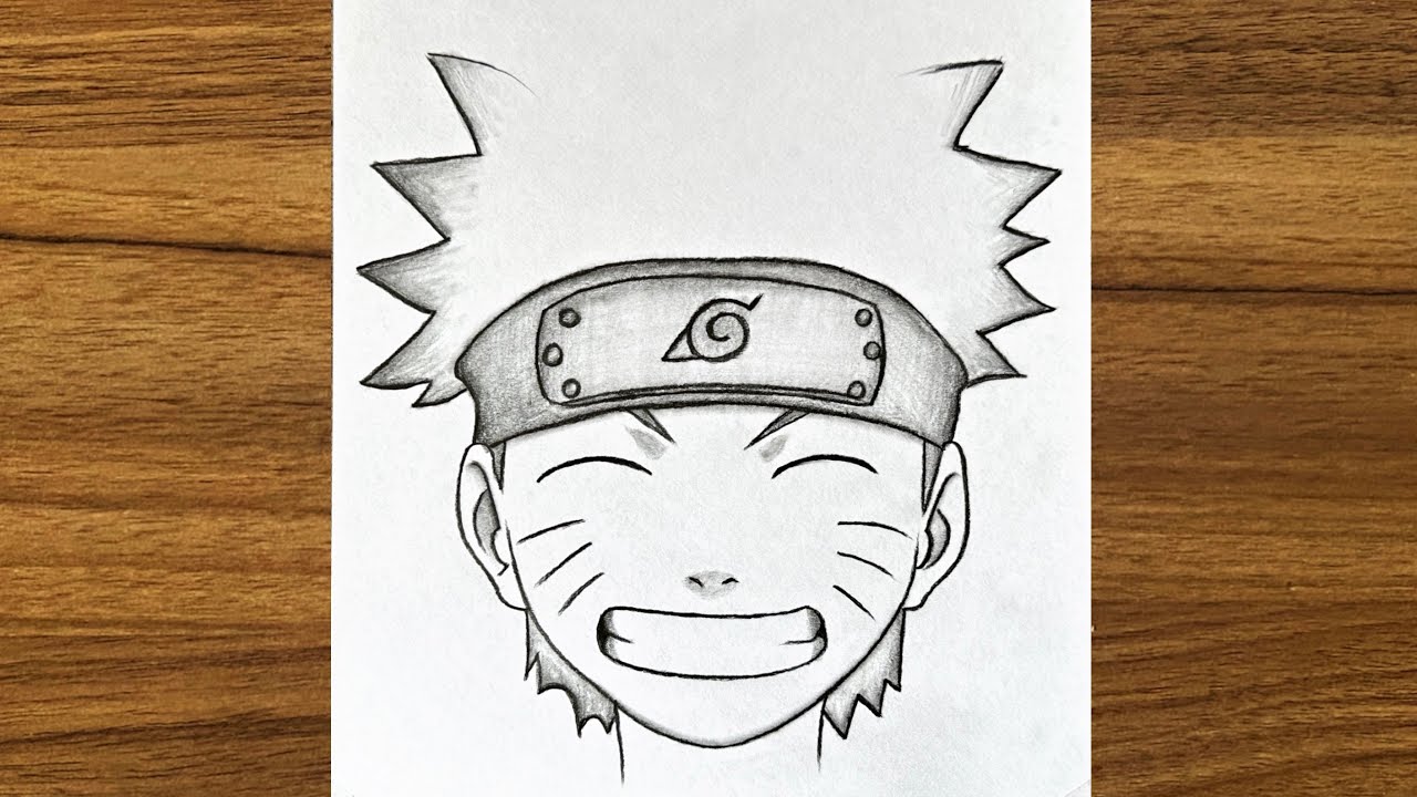 how to draw Naruto Uzumaki step by step