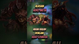 Alasan hero meta akan kalah dengan hero counter #mlbb #mobilelegends #mlbbcreatorcamp