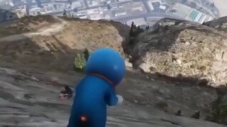 Beginilah jika kartun Doraemon di jadiin GTA V Mod