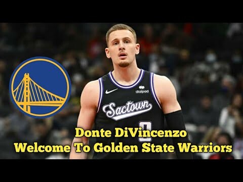 Donte DiVincenzo Welcome To Golden State Warriors