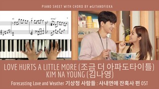 Love Hurts A Little More - Kim Na Young (김나영) - Forecasting Love & Weather OST Piano Cover | Sheet