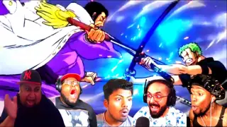 Zoro vs Admiral Fujitora | One Piece Stampede REACTION MASHUP