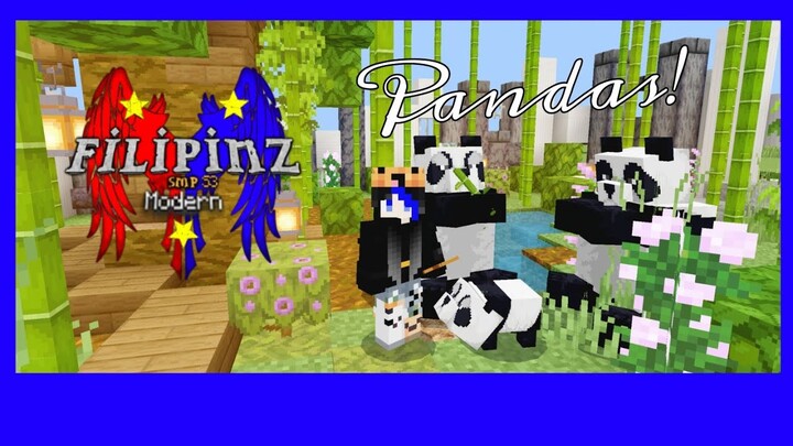 FilipinzSMP S3 Ep 09: PANDAS! | Filipino Minecraft SMP ( Tagalog )