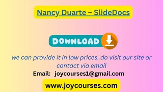 Nancy Duarte – SlideDocs