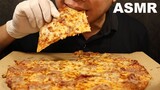 ASMR EATING DOMINO'S PEPPERONI PIZZA | THIN CRUST PIZZA | CHEESY PIZZA