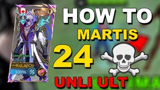 Martis 100% Meta Tutorial | How To Use Martis | Mobile Legends