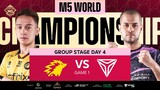 (FIL) M5 Group Stage Day 4 | ONIC vs TE | Game 1
