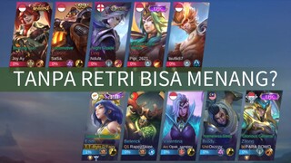 Replay Match Ranked Mobile Legends Tanpa Retri Bisa Menang?